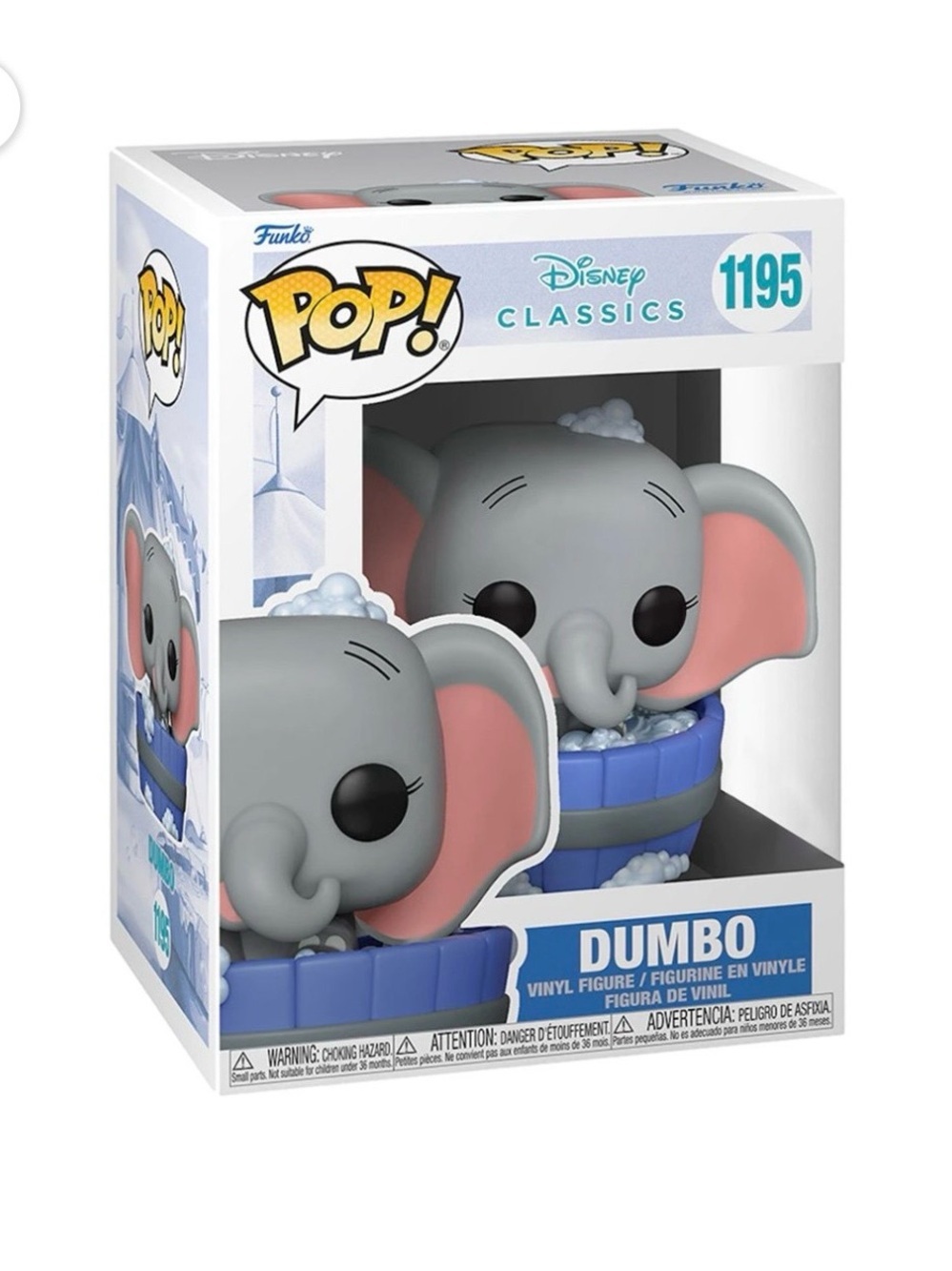 Funko POP! Disney Classics Dumbo Vinyl Figure - Gray, Pink, Blue